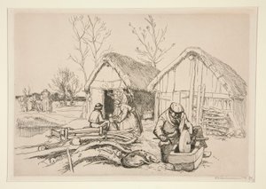 Oduncunun evi (Vend?e) (Oduncu by Auguste Lepere