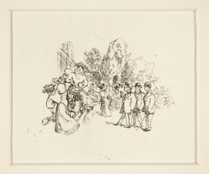 Bayan Binici İnek, Diğer Figürler ve Fil by Auguste Lepere