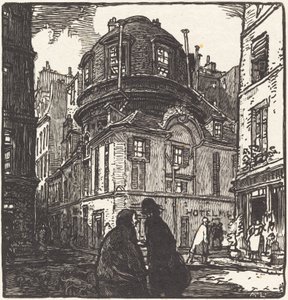 Eski tıp akademisi by Auguste Lepere