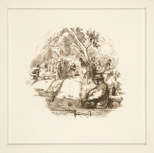 çim bowlingi by Auguste Lepere