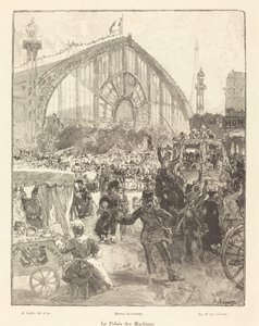 Makineler Sarayı by Auguste Lepere