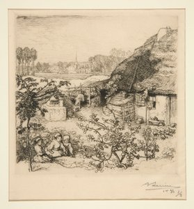 Yuva (Saint-Jean-de-Monts) (Sığınak [Saint-Jean-de-Monts]) by Auguste Lepere