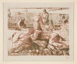 Ouvriers (İşçiler) by Auguste Lepere