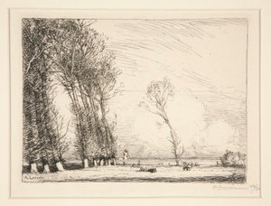 Kavak Perdesi (Vendee) by Auguste Lepere