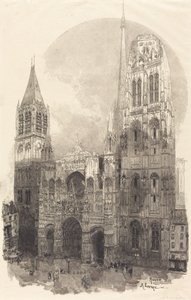 Rouen Katedrali (La Cathedral de Rouen) by Auguste Lepere