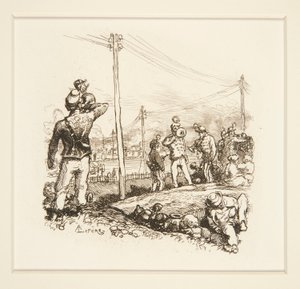 Böcekli Askerler by Auguste Lepere