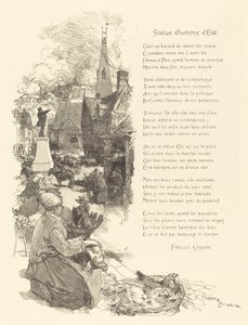 devlet adamı heykeli by Auguste Lepere
