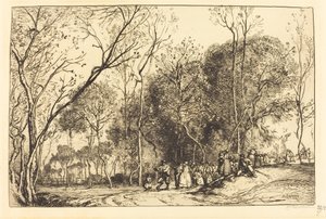 Saint-Martin'de Yaz, Geçmiş Evlilikler by Auguste Lepere