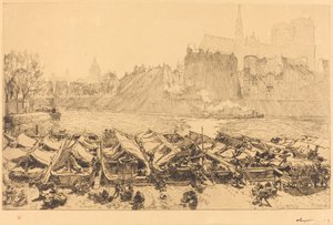 Büyük Elma Pazarı by Auguste Lepere