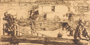 Çamaşırhane Çamaşırhane, 1891. by Auguste Lepere