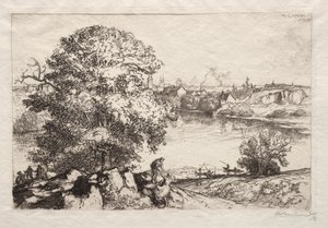 Öfkeler: St. Nicolas Göleti by Auguste Louis Lepère