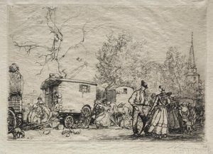 Fuarda St. Jean de Mont by Auguste Louis Lepère