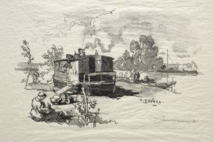 Konut tekne by Auguste Louis Lepère