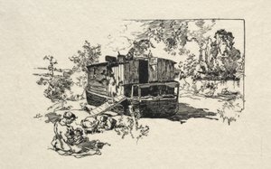 Konut teknesi. by Auguste Louis Lepère