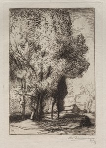 Kavaklarda Bourrine, 1911. by Auguste Louis Lepère