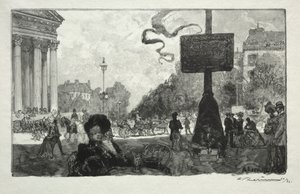 Kraliyet Caddesi Köşesi by Auguste Louis Lepère