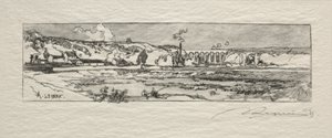 Issy les Moulineaux Gölü by Auguste Louis Lepère