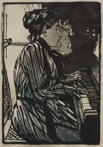 Dört Elle Çalışma, 1890. by Auguste Louis Lepère