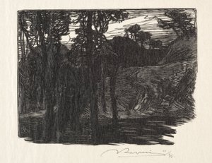 Akşam. by Auguste Louis Lepère
