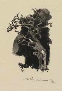Fontainebleau Ormanı: Öfkeli Olan by Auguste Louis Lepère
