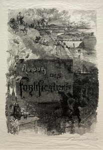 Ön yazı, 1886. by Auguste Louis Lepère