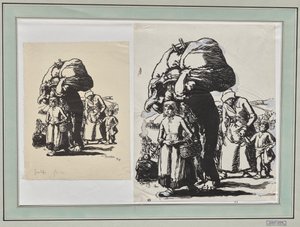 kaçaklar by Auguste Louis Lepère