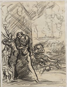 Louvain Ateşi by Auguste Louis Lepère