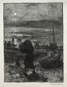 Kum Hasadı. by Auguste Louis Lepère