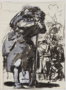 Charleroi'den Sonra Geri Çekilme... by Auguste Louis Lepère