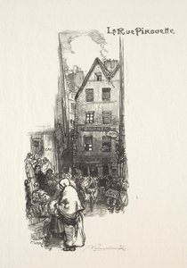 Piruet Sokağı by Auguste Louis Lepère