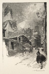 Barlar Sokağı by Auguste Louis Lepère