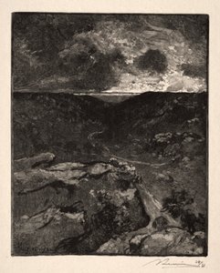 Franchard vadisi. by Auguste Louis Lepère