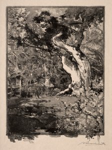 Clovis, Plateau de Bellecroix, 1890. by Auguste Louis Lepère
