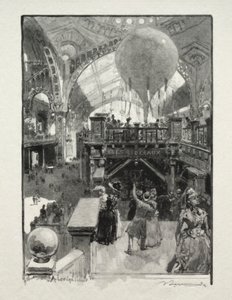 Liberal Sanatlar Sarayı, İçişleri. by Auguste Louis Lepère