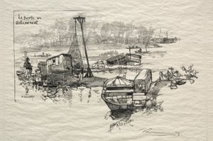 Billancourt Noktası by Auguste Louis Lepère