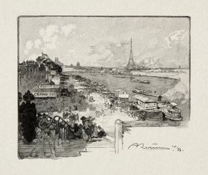 Günlük nokta. by Auguste Louis Lepère