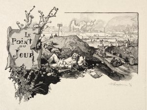 Günlük nokta. by Auguste Louis Lepère