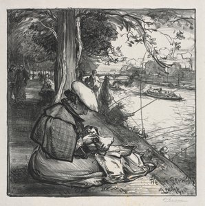 Grenelle Adası by Auguste Louis Lepère