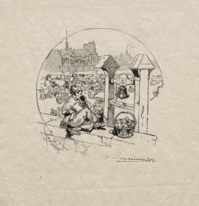 Elma Pazarı, No. 2 by Auguste Louis Lepère