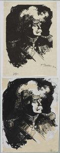 Mareşal Joffre, 1914. by Auguste Louis Lepère