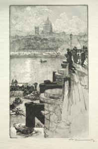 Montagne Ste. Genevieve. by Auguste Louis Lepère