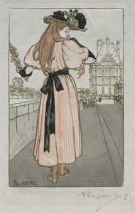 Paris Almanak, 1897: İlkbahar, 1897. by Auguste Louis Lepère