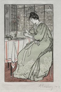 Paris Almanak, 1897: Kış by Auguste Louis Lepère
