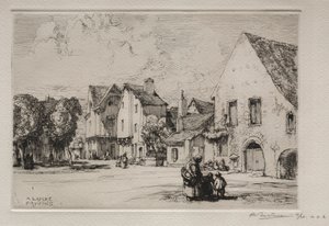 Provins. by Auguste Louis Lepère