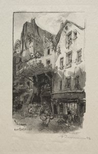 Galande Caddesi by Auguste Louis Lepère