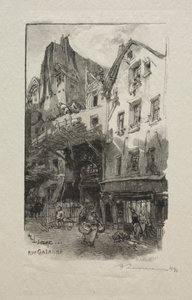 Galanda Caddesi. by Auguste Louis Lepère