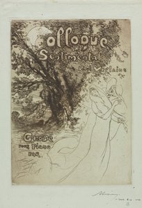 Paul Verlaine'in Duygusal Konuşması by Auguste Louis Lepère