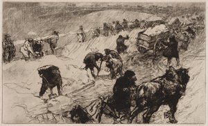 Kartopu Savaşı: Quai aux Fleurs, 1890. by Auguste Louis Lepère