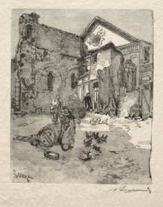 Aziz Julian Yoksul: Portal. by Auguste Louis Lepère