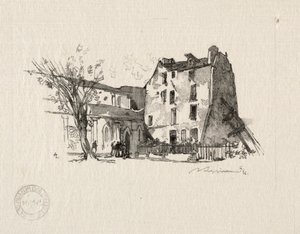 Aziz Julien Yoksul: Presbytery. by Auguste Louis Lepère
